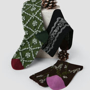 Intricate Floral Socks