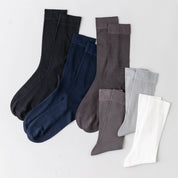 Men's Luxury 6A Silk Dress Crew Socks