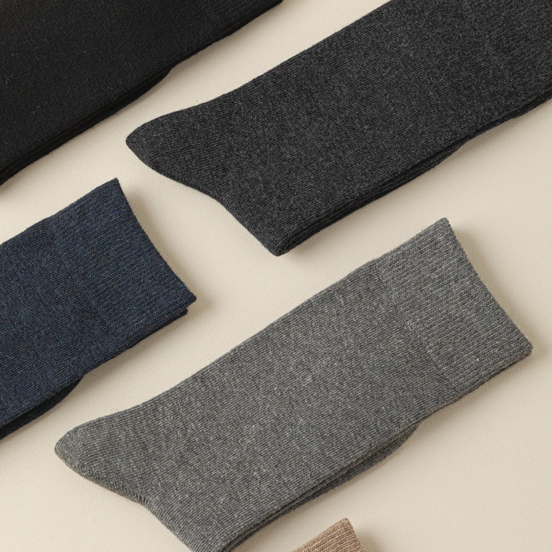 Men's Wool Blend Thermal Business Socks