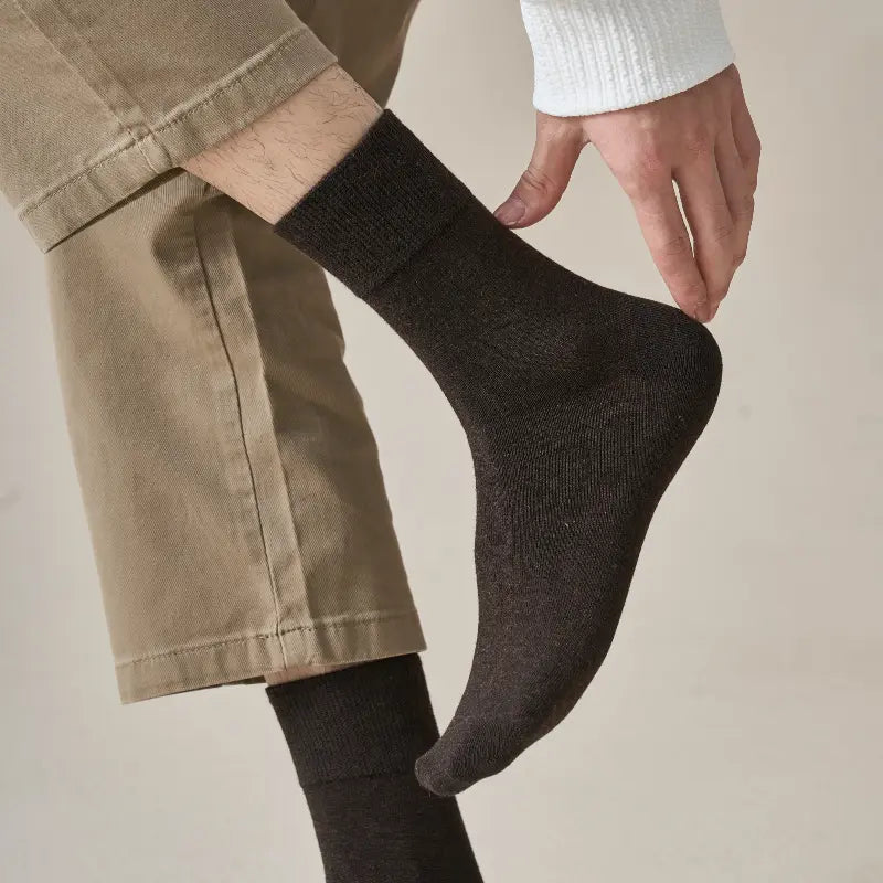 Men's Merino Wool & Silk Blend Socks