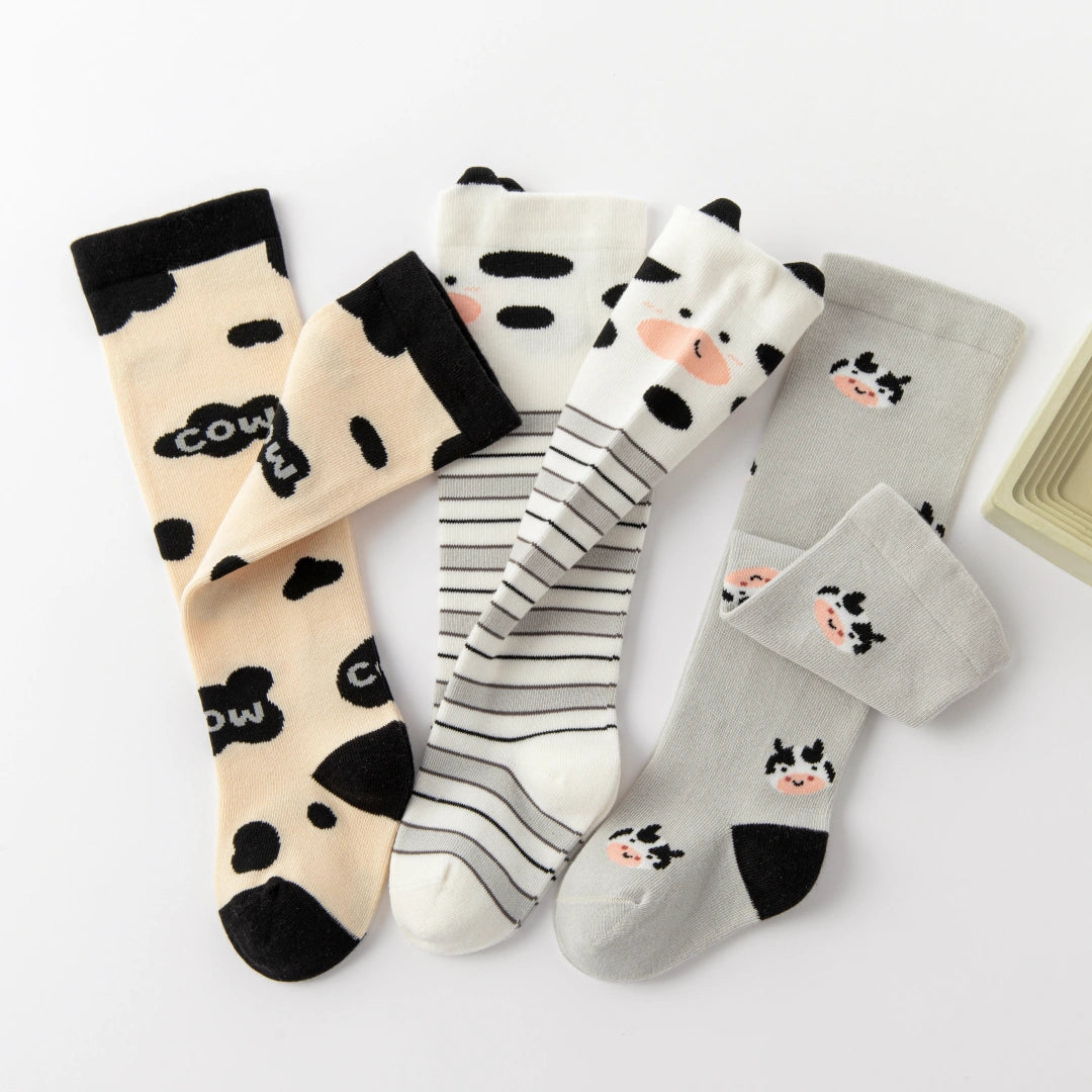 Baby’s Moo Moo' Cute Cow Knee-High 3-Pack