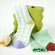 Women's Retro Modern Lurex Crew Socks (3-Pack) - sock set showing secure grip comfort