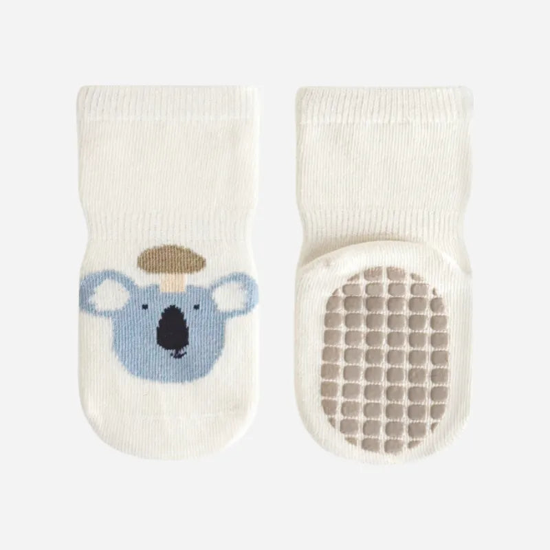 Babies Little Pumpkin Grip Socks-4 Pairs