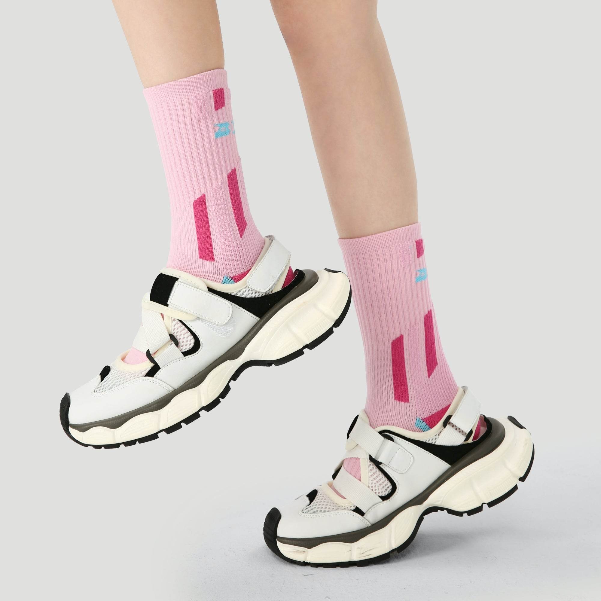 Women's Performance Cushioned Crew Socks - Pink