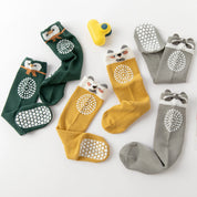 Baby’s Anti-Slip Knee Pad Crawling Socks 3-Pack