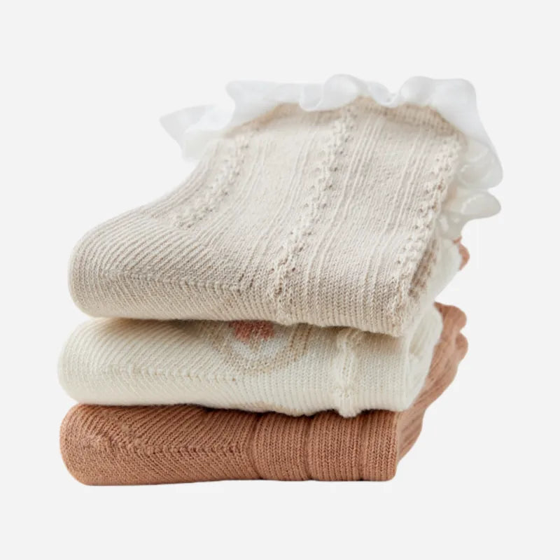Babies The Texture Trove Socks-3 Pairs