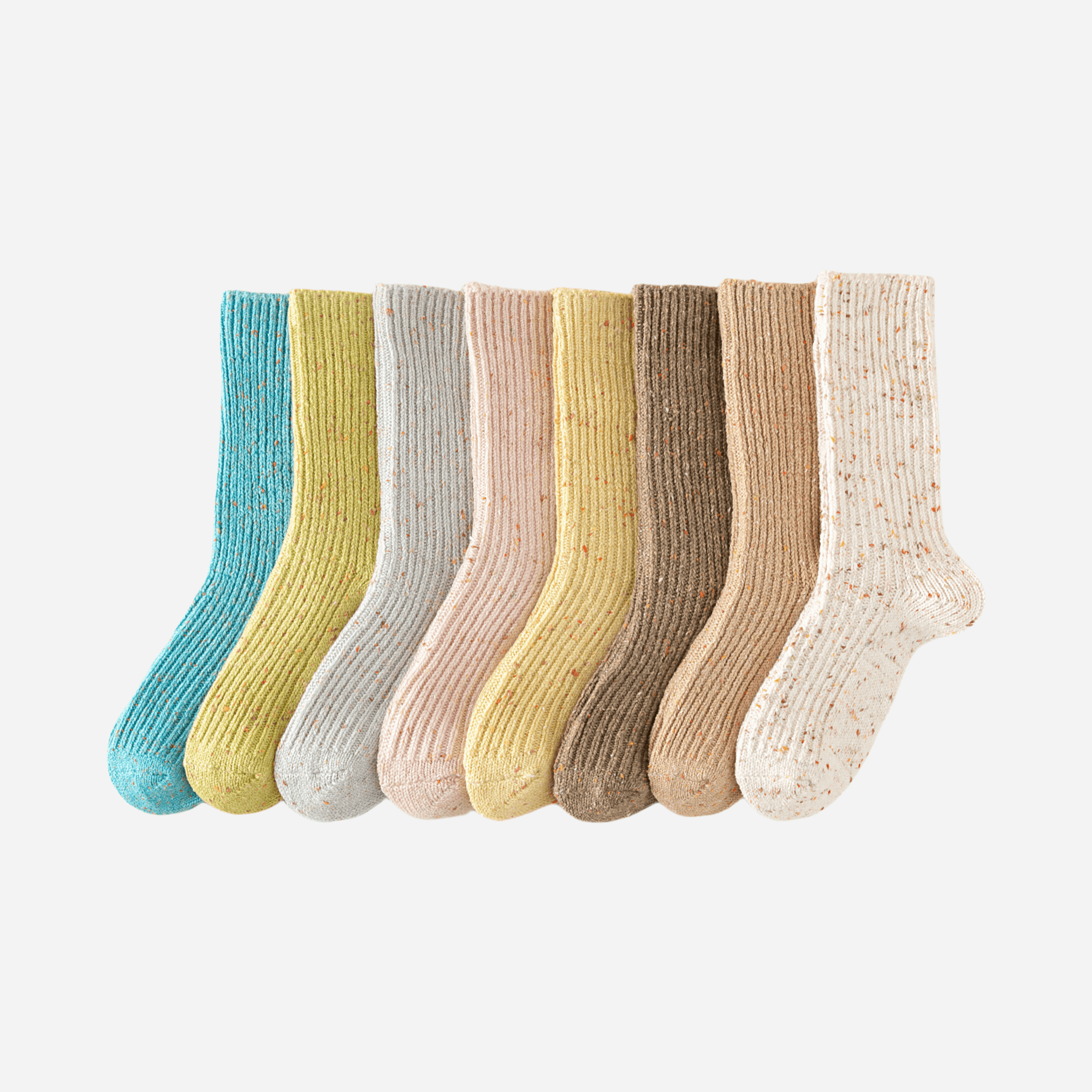 Women's Fireside Flecked Socks-5 Pack - Weavasocks