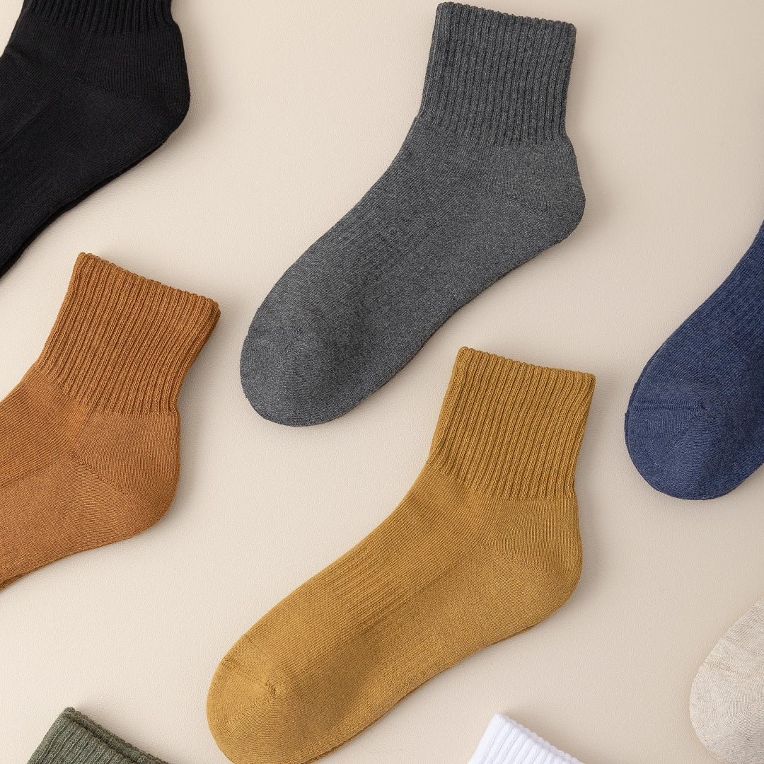 Durable Cotton Rib Socks