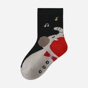 Kid's Musical Animals Novelty Socks - 5 Pairs