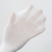 Men's 99% Supima® Cotton Ultra-Soft Mesh Crew Socks - product photo showing breathable mesh comfort
