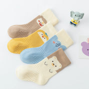 Baby’s Nordic Animal Crew Socks 4-Pack