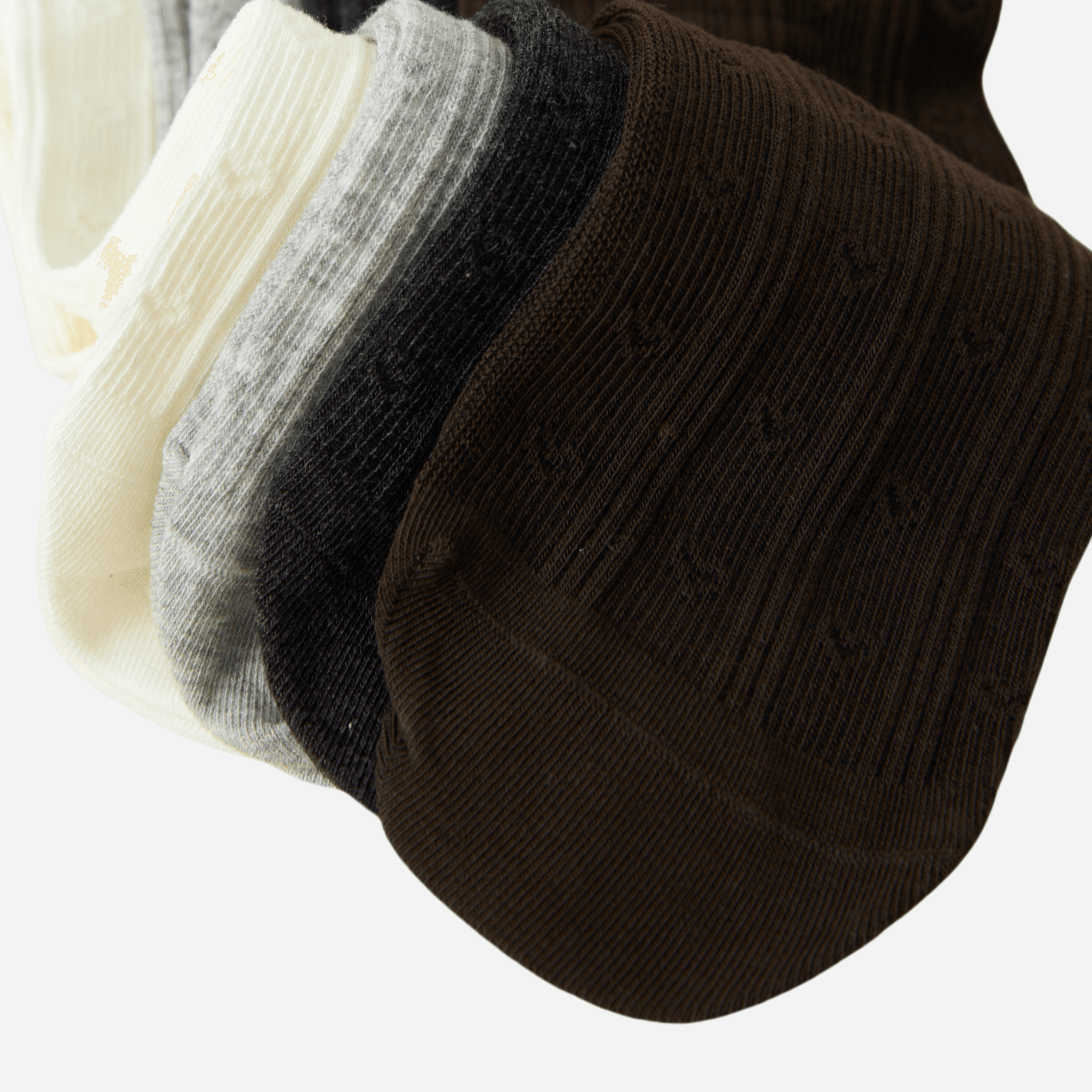 Women's Preppy Cotton Ribbed Socks - Single Pair