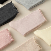 Soft Wool Ruffle Crew