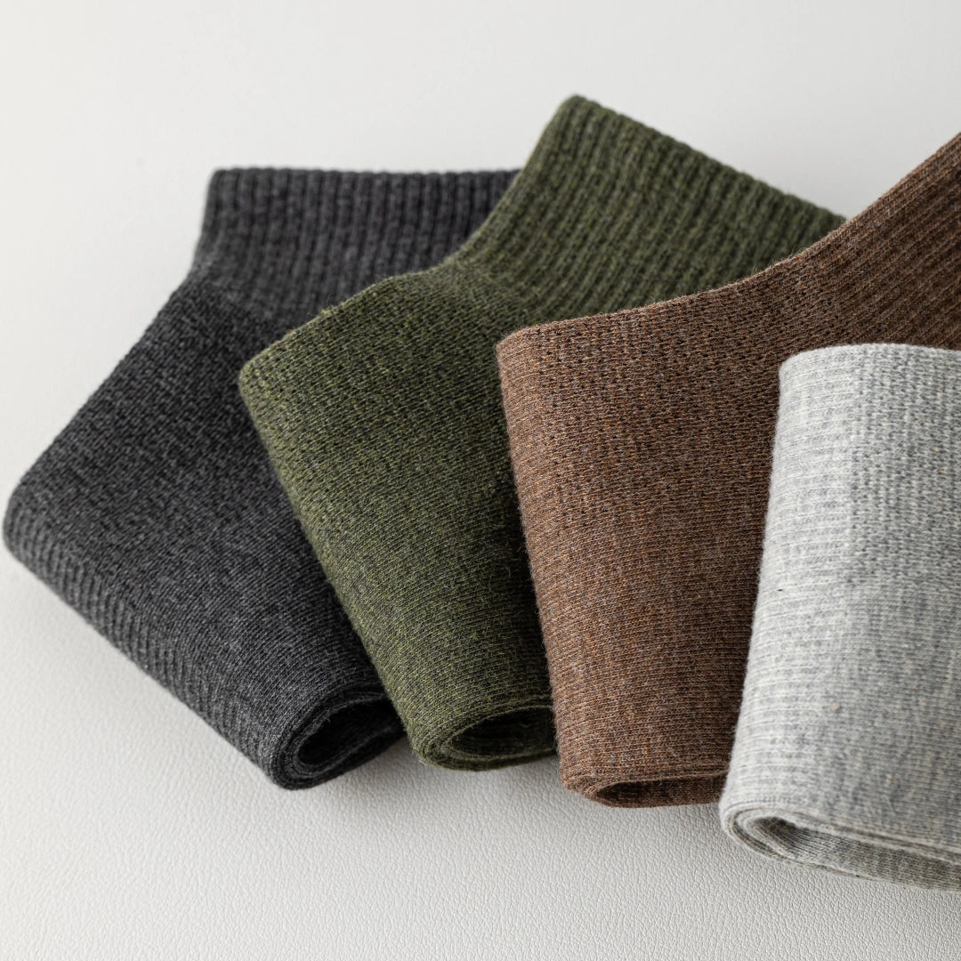 Men's 98% Cotton Breathable Mesh Ankle Socks - product photo showing breathable mesh comfort