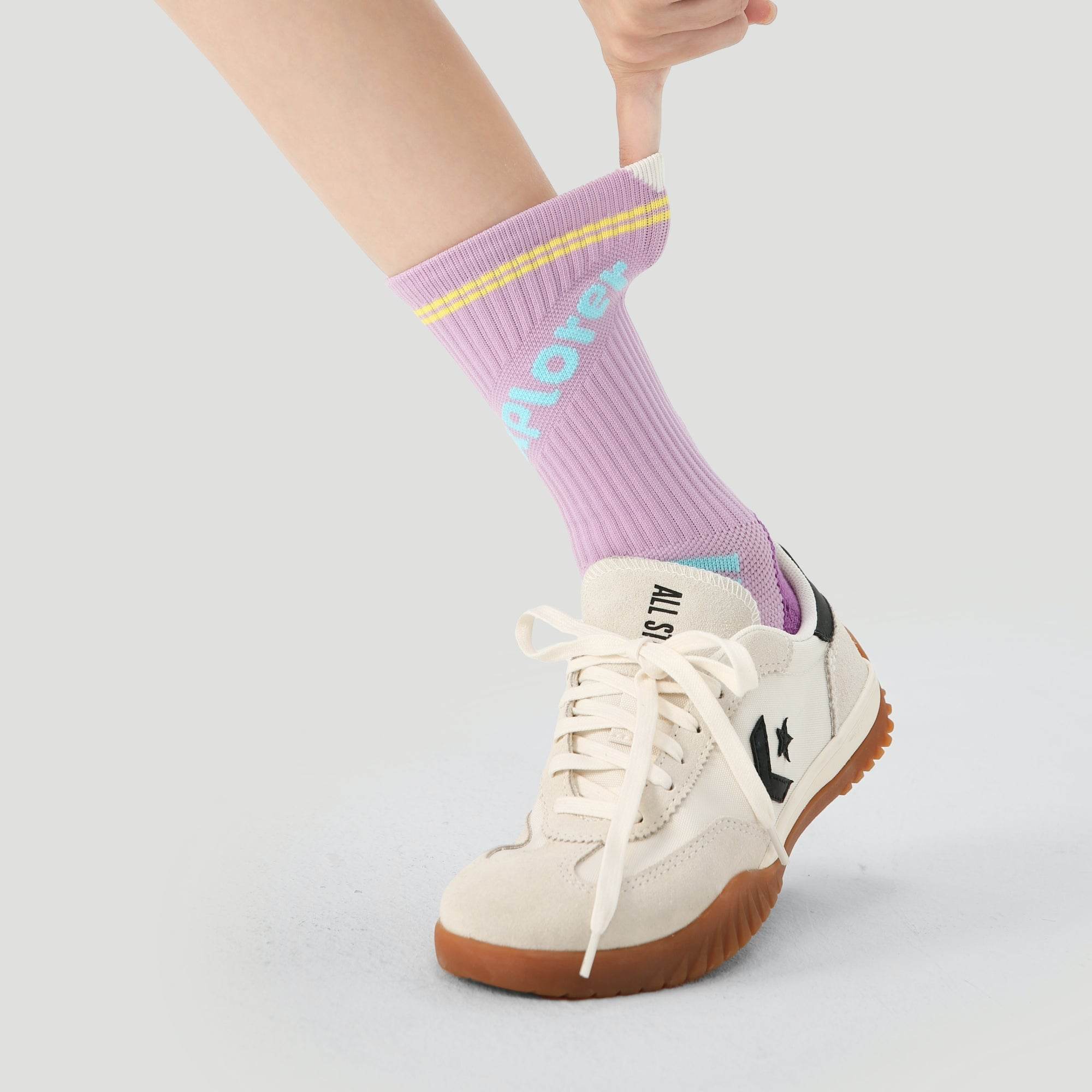 Women's Performance Cushioned Crew Socks - Purple