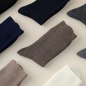 Men's 41% Wool Ribbed Thermal Socks