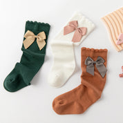 Baby’s Grosgrain Bow Knee-High Socks 3-Pack