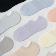 Women's Silk Blend Cooling Invisible Socks