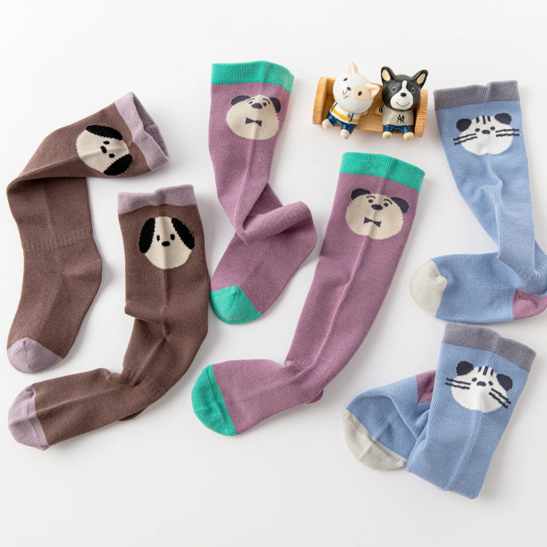 Baby’s Color-Block Knee-High Socks 3-Pack