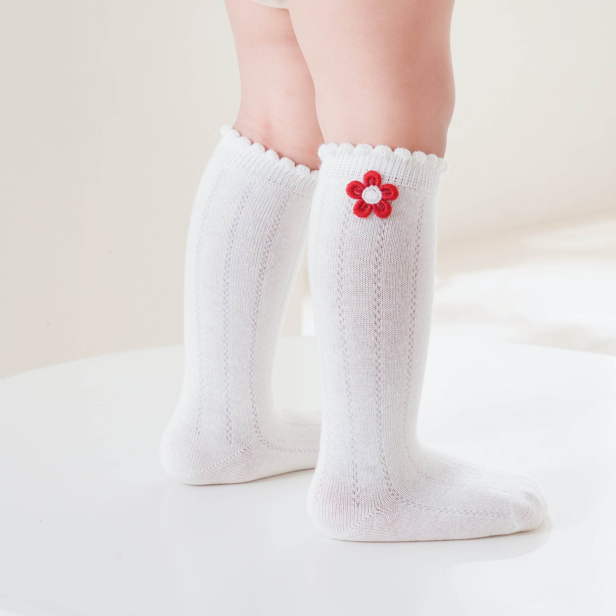 Babies The Daisy Chain Knee-Highs-3 pack - Weavasocks