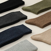 Men's 80% Cotton Drop-Needle Business Crew