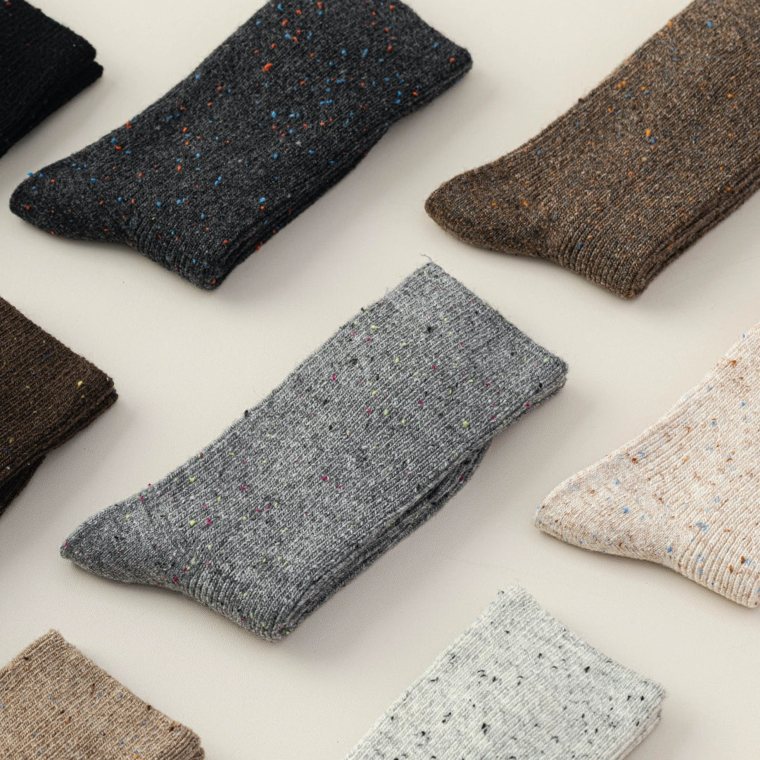Confetti Ribbed Knit Socks