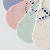 Women's 95% Cotton Yoga Ballet Socks - product photo showing secure grip comfort