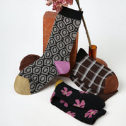 Floral Plaid Socks