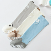 Baby’s Anti-Slip Knee Pad Crawling Socks 3-Pack