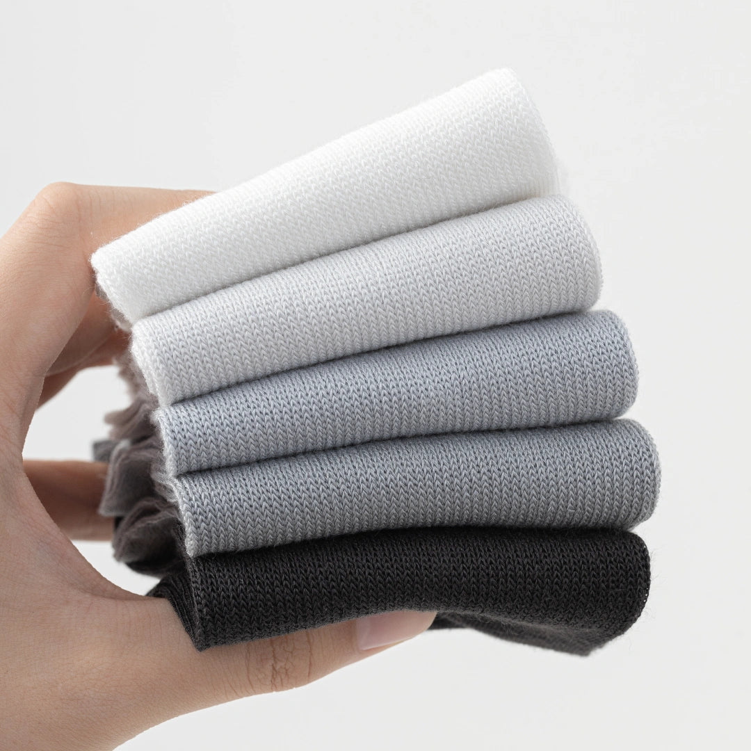 Men's Silk & Modal Non-Binding Loose Cuff Cooling Socks