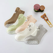 Baby’s Pastel Animal Ear Cuff Non-Slip Floor Socks