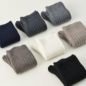 Men's 41% Wool Brushed Thermal Crew Socks