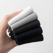 Men's 99% Supima® Cotton Silk-Touch Quarter Socks - product photo showing soft cotton comfort