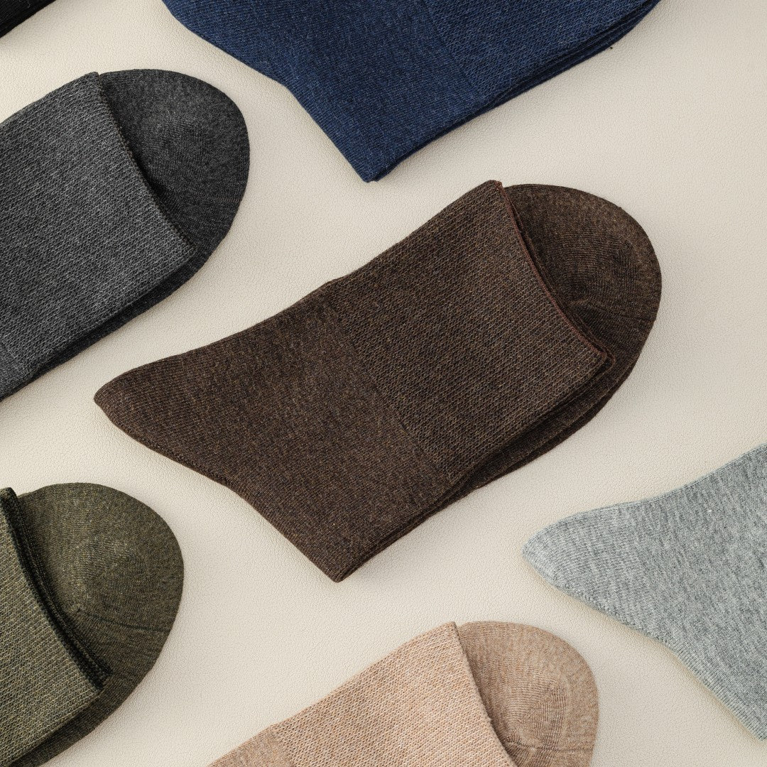 Men's 98% Heather Cotton Loose Top Quarter