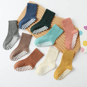 Baby’s Essential Rainbow Solid Non-Slip Floor Sock