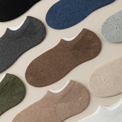 Men's 92% Cotton Heather Invisible Socks