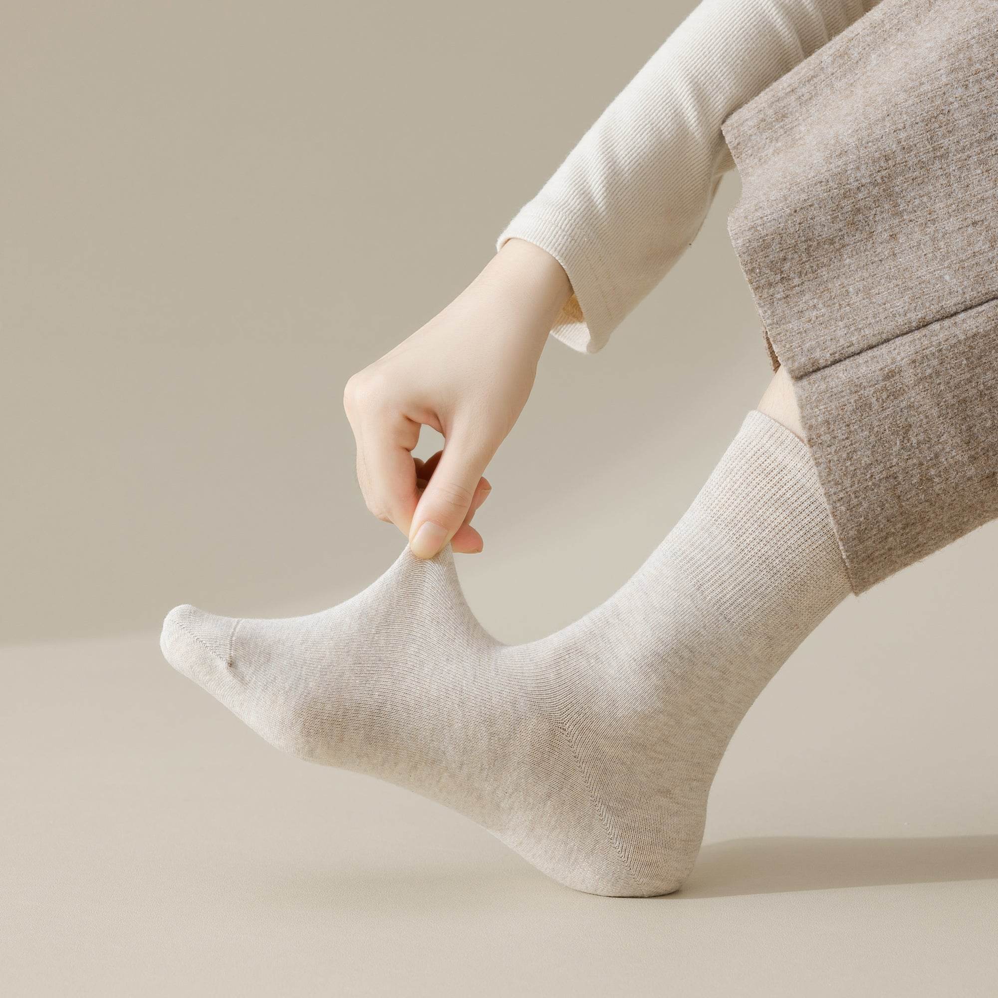 Women's Cozy Heathered Crew Socks - 3 Pairs - Weavasocks