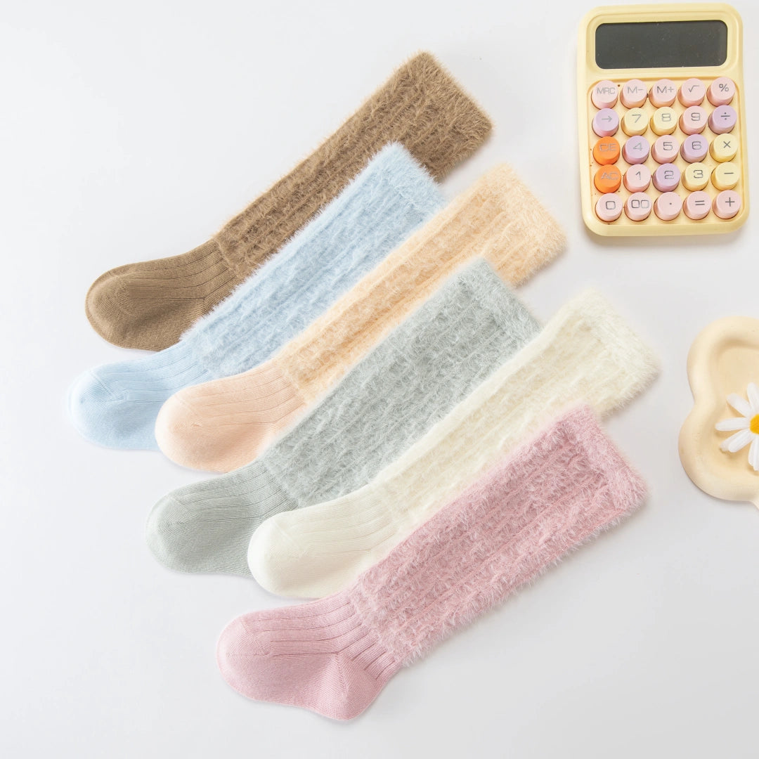 Baby’s Winter Fuzzy Soft Knee-High Socks