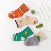 Baby’s Little Explorer & Crocodile Socks 4-Pack