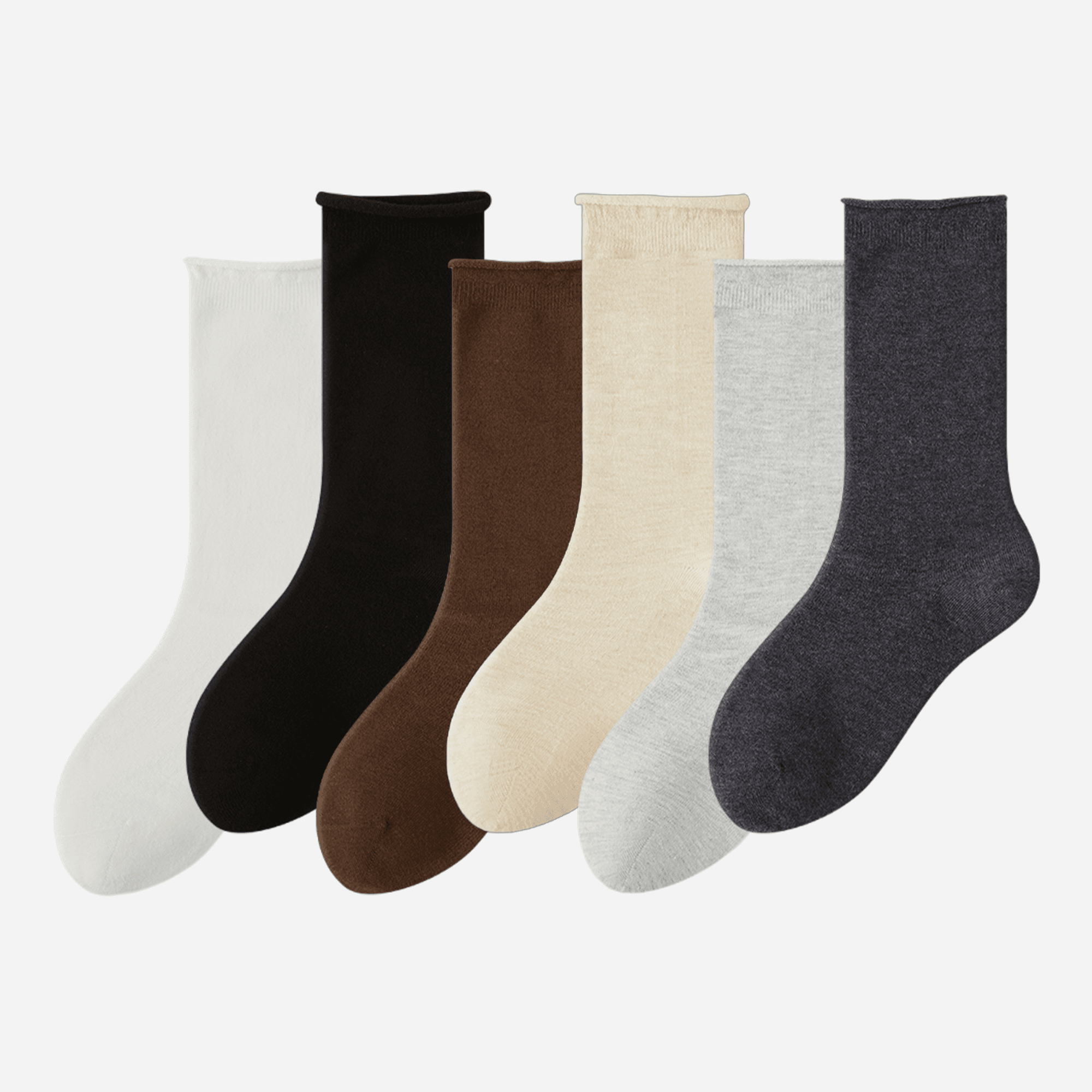 Women's Luxe Wool & Silk Slouch Socks - Single Pair