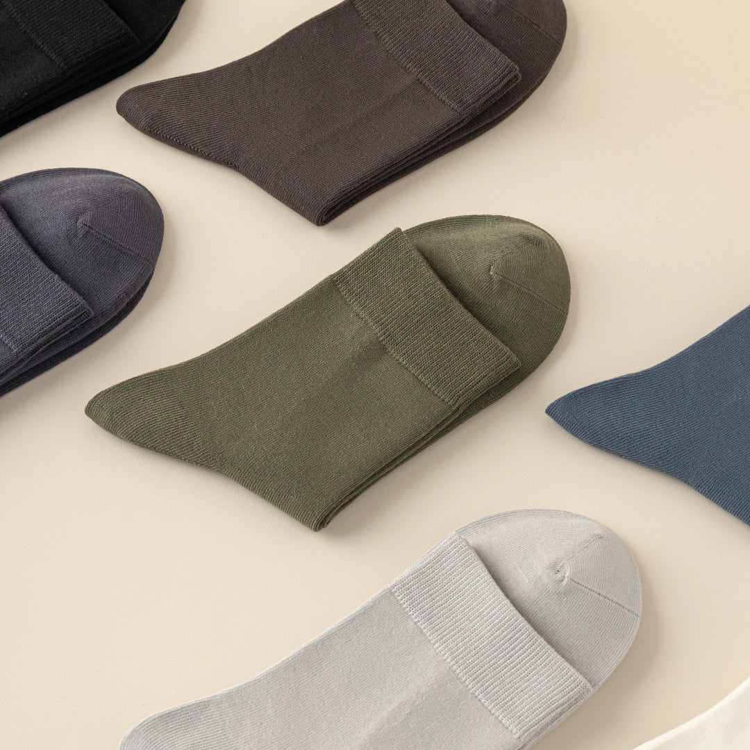 Men's 98% Cotton Classic Crew Socks