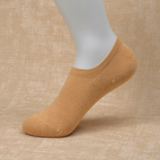 Women's 95% Cotton Ultra-Soft Heathered No-Show Socks - product photo showing soft cotton comfort