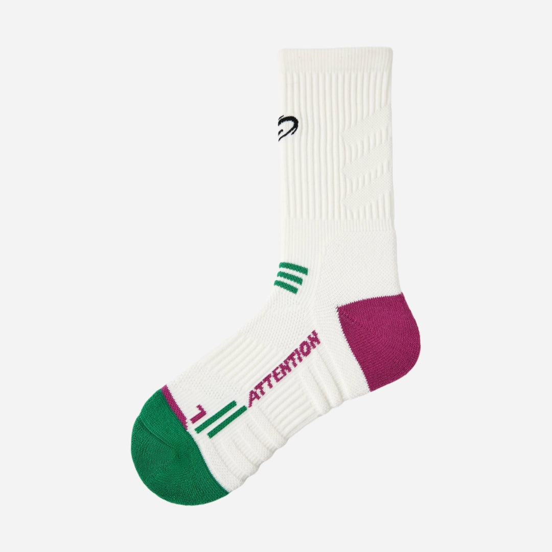 Performance Crew Socks - White