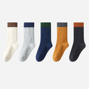 Kid‘s Premium Anti-Pilling 97% Cotton Socks 5- Pack