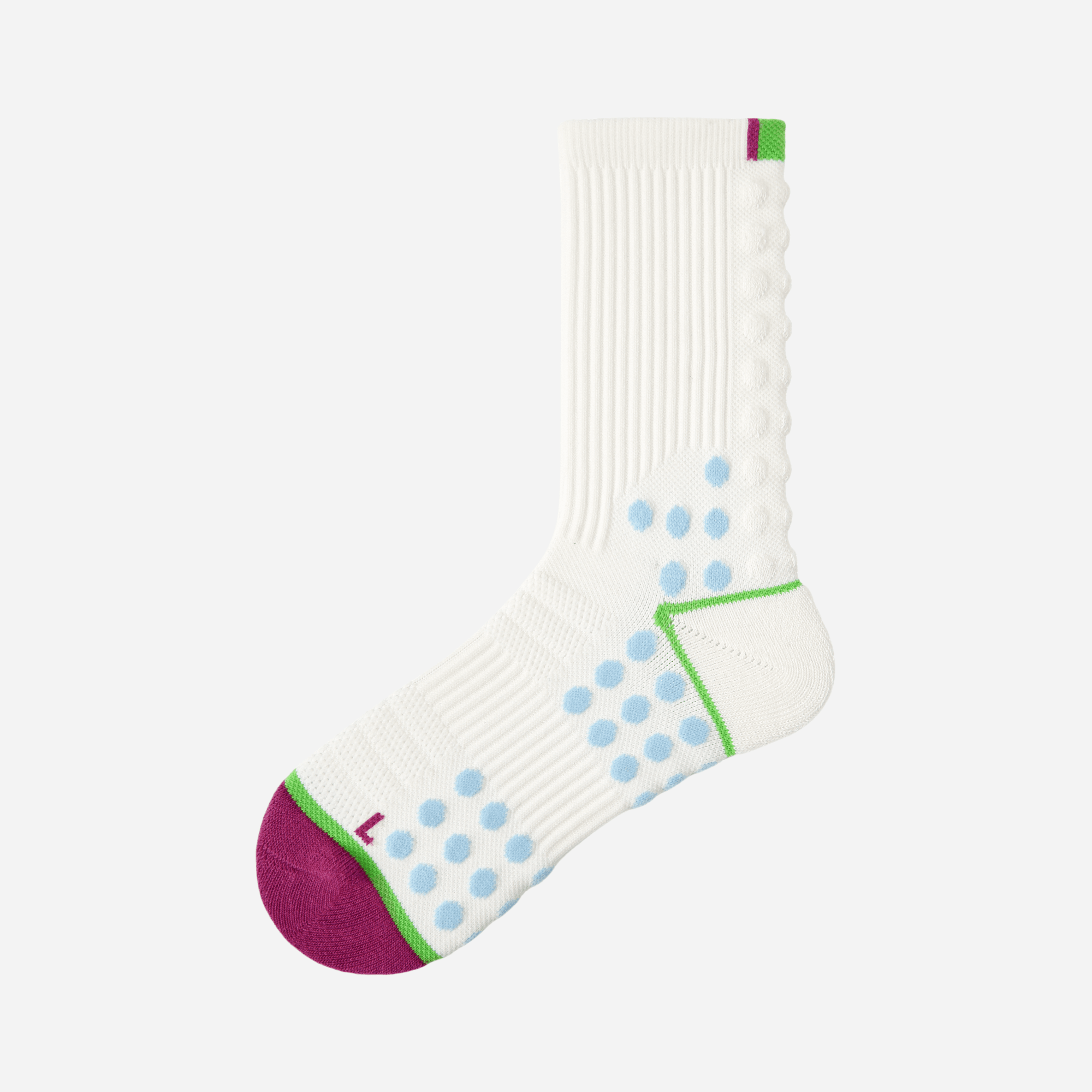 Women's Performance Cushioned Crew Socks - White