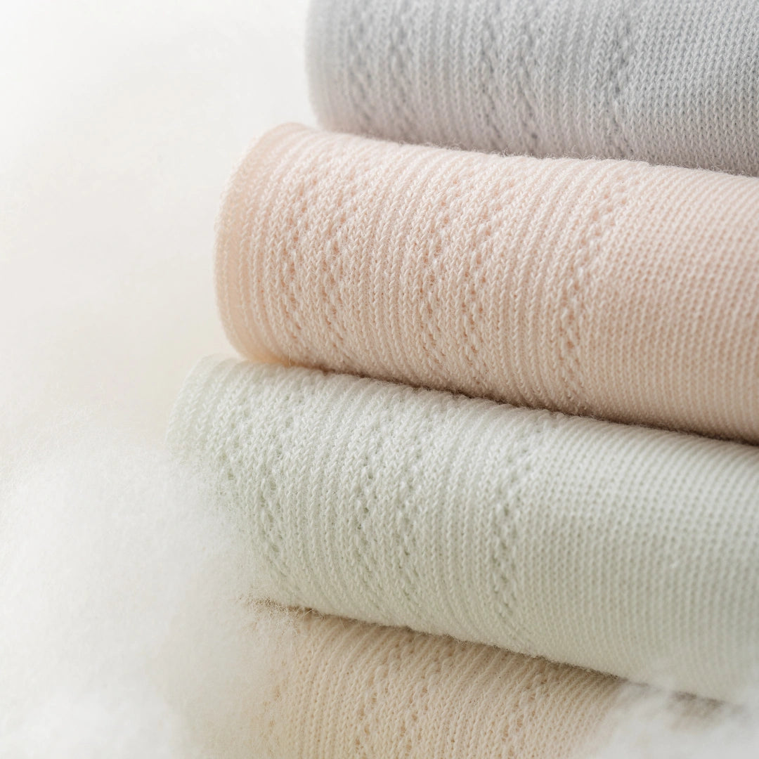 "Breezy Stretch" Ultra-Thin Mesh Quarter Socks - product photo showing breathable mesh comfort