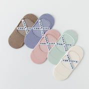 Women's 95% Cotton Yoga Ballet Socks - product photo showing secure grip comfort