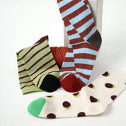 Women's Dopamine Color-Block Crew Socks (3-Pack) - sock set showing secure grip comfort