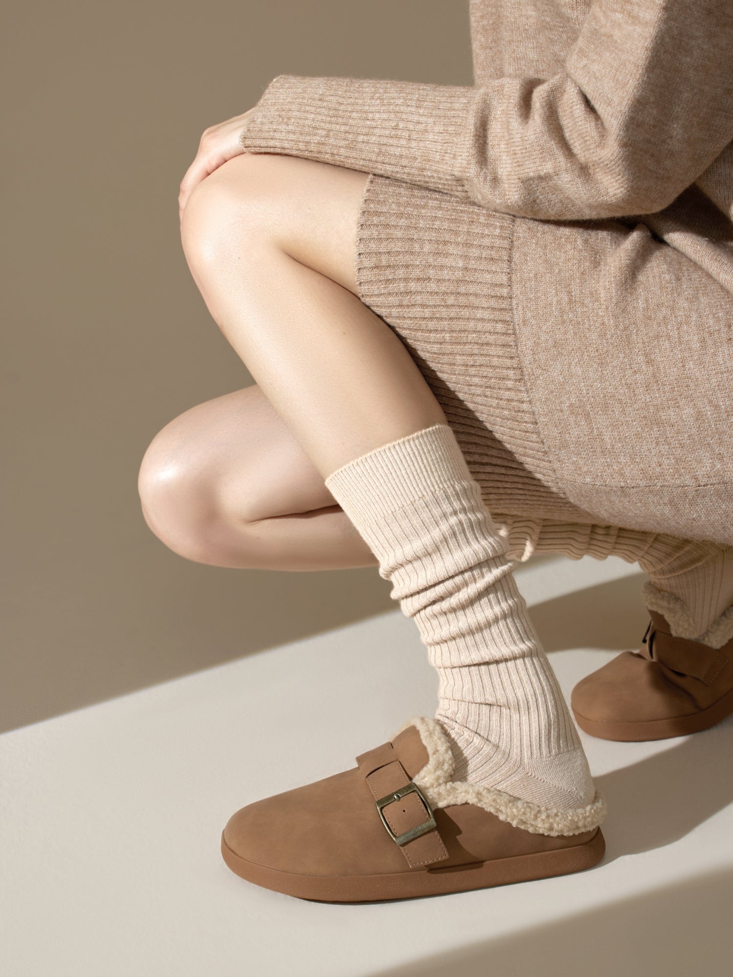 Women's Wool Compression Leg Warmers-1 Pack