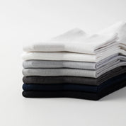 Men's 98% Cotton Ultra-Thin Non-Binding Ankle Socks - product photo showing soft cotton-rich comfort